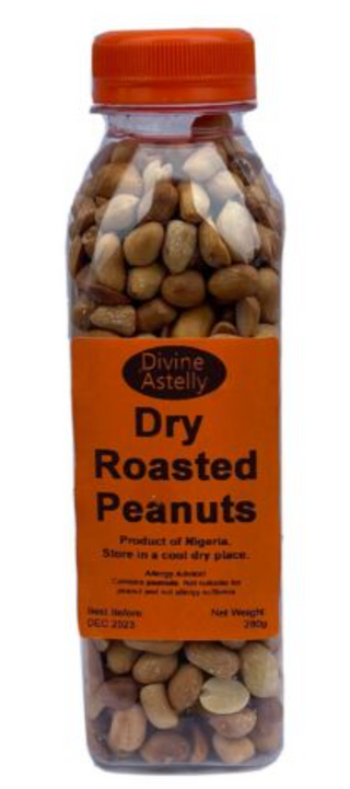 Divine Astelly Dry Roasted Peanuts 280g