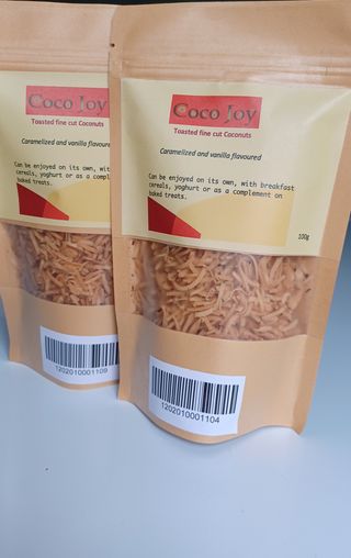 Coco Joy Toasted Fine cut Coconuts 100g